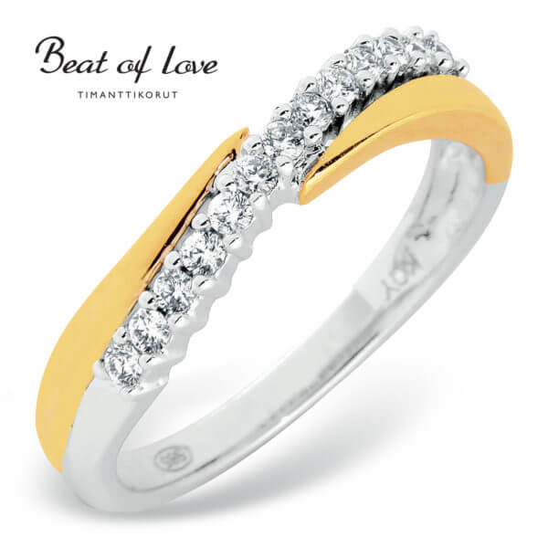 Beat of Love timanttisormus