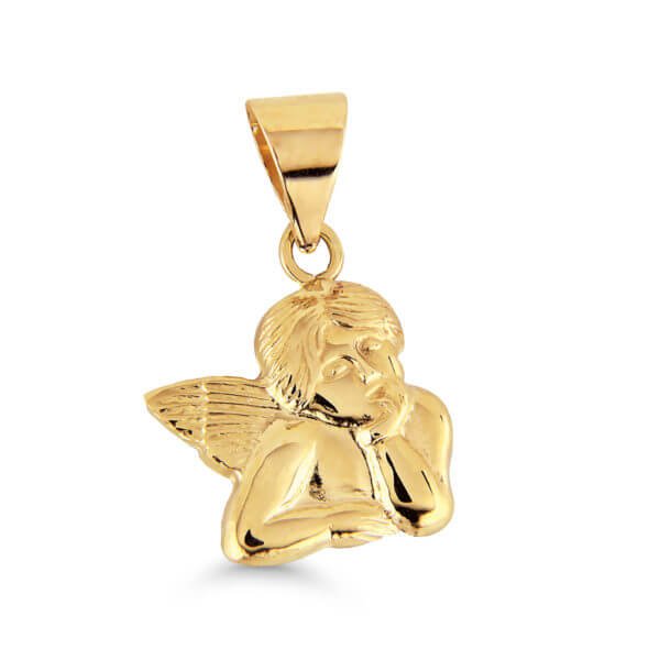 Kultainen enkeli riipus 14k keltakultaa