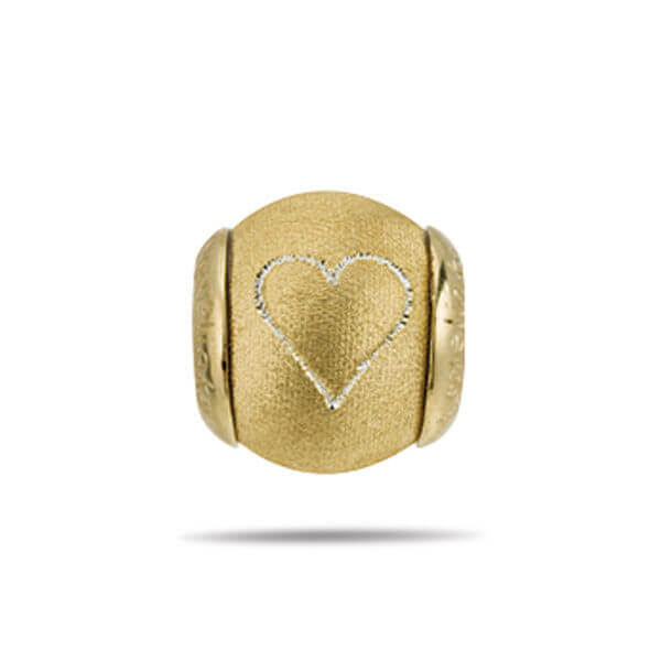 Lovelinks Sparkling Gold Heart 0380014