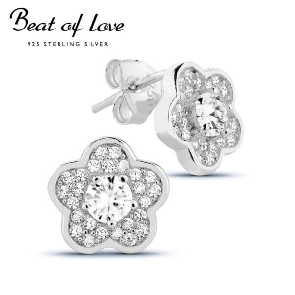 Beat of Love hopeakorvakorut helmillä BOL-E2496ZP