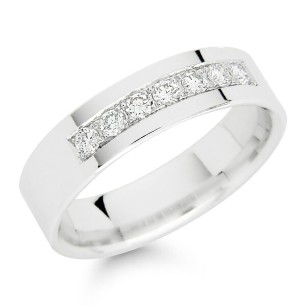 Timanttikihla 5mm valkokultaa