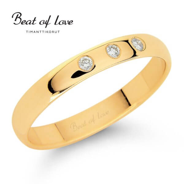 Beat of Love timanttisormus RO-011-KPP-3