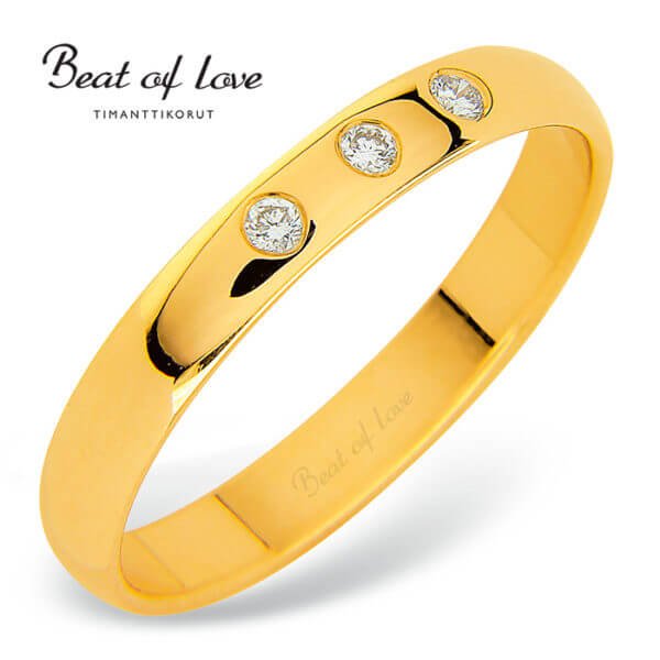 Beat of Love timanttisormus RO-011-KPP-3
