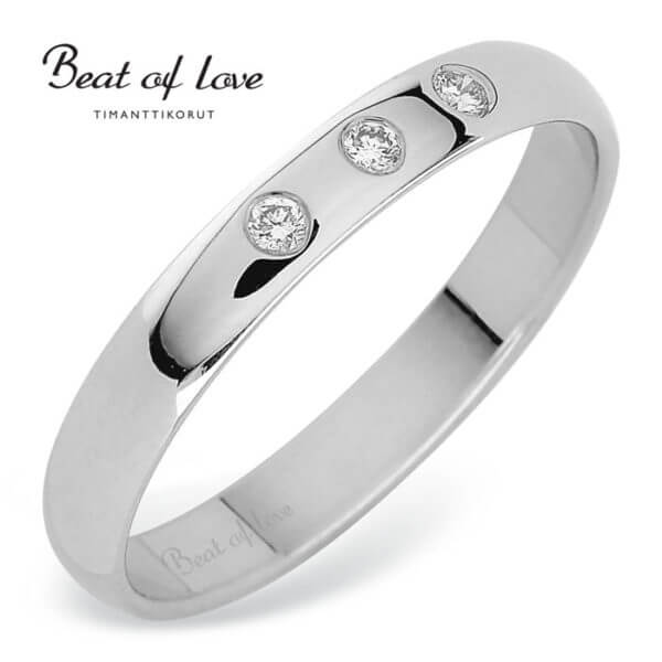Beat of Love timanttisormus RO-011-VKP-3