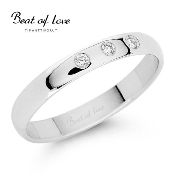 Beat of Love timanttisormus RO-011-VKP-3