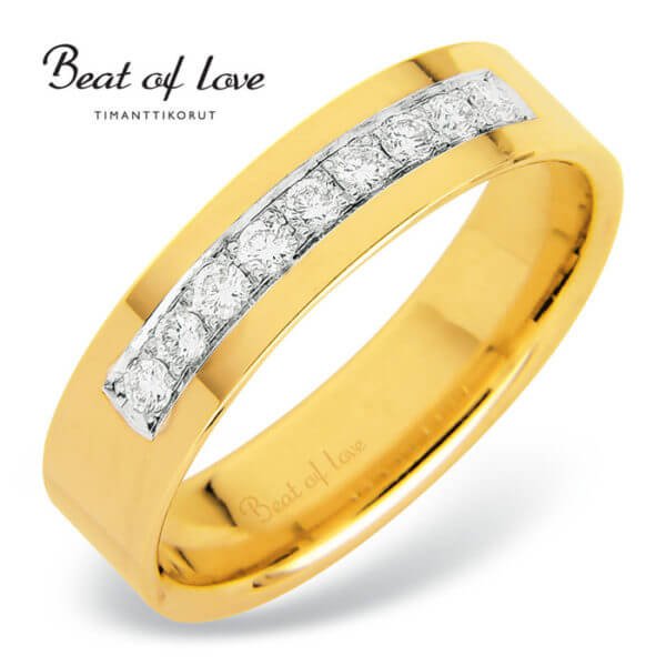 Beat of Love timanttisormus RO-012-KPF-5