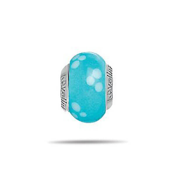 Lovelinks hela Turquoise Paw Print 1182584-99