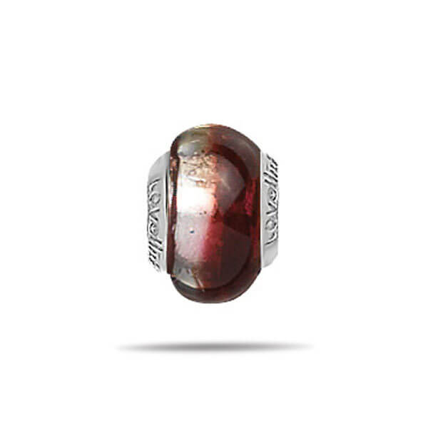 Lovelinks hela hopeaa Half&Half, Silver/Ruby 1182688-99