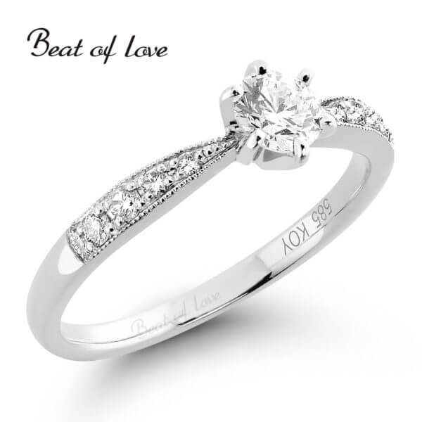 Beat of Love vihkisormus R-22218DW