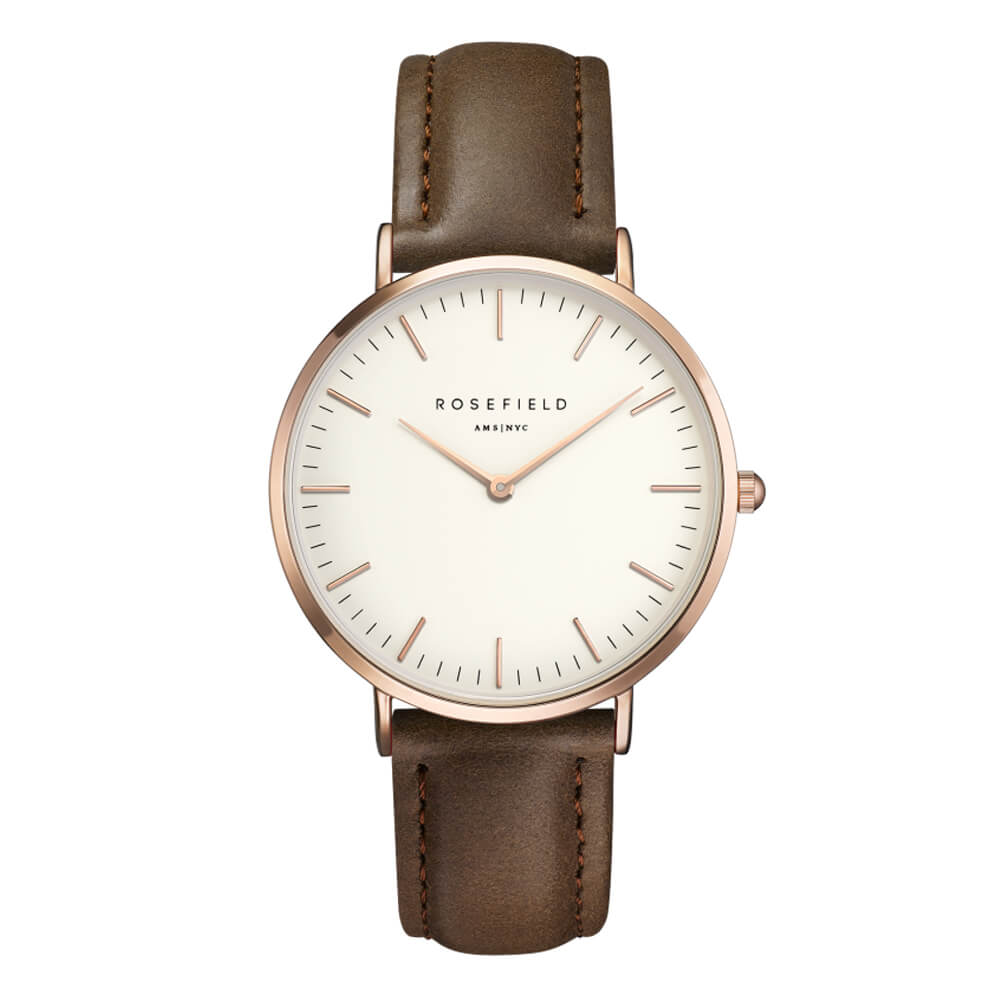 Rosefield Bowery white-brown-rosegold