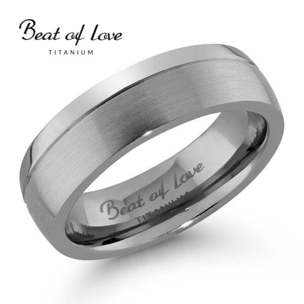 Beat of Love titaanisormus TI-069-6mm