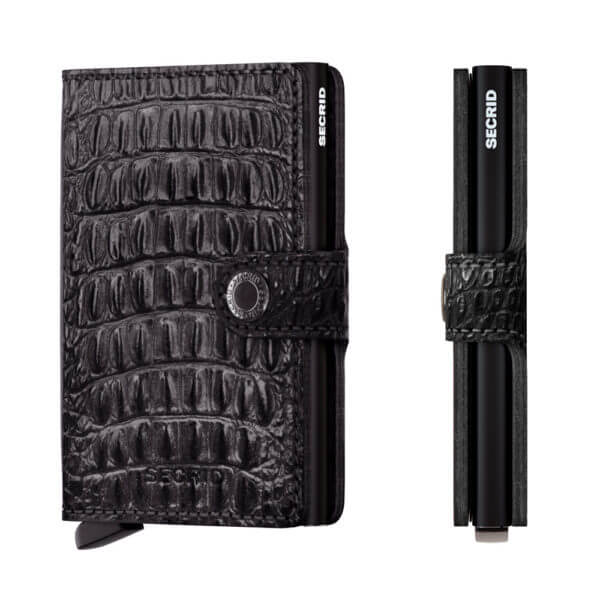 Secrid musta miniwallet Nile Black lompakko