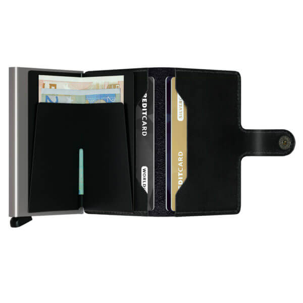 Secrid musta lompakko - Miniwallet Original Black-14278