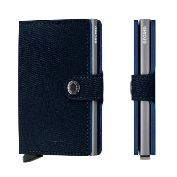 Secrid tummansininen miniwallet rango blue-titanium