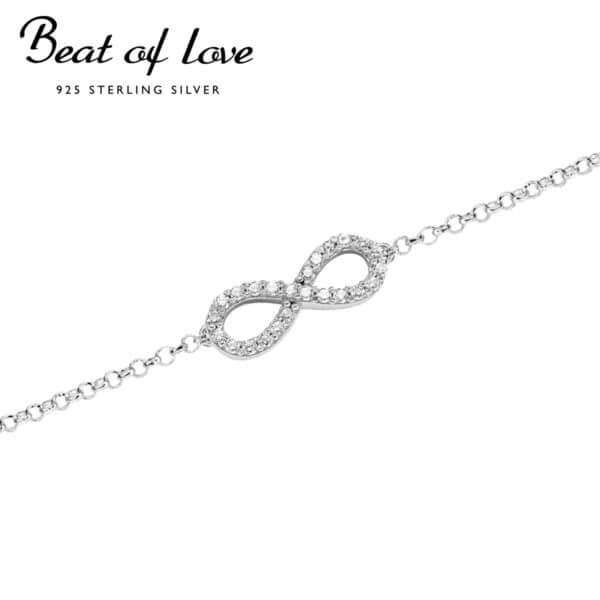 Beat of Love Infinity hopeakaulakoru zirkoneilla BOL-N0045Z/40-45cm