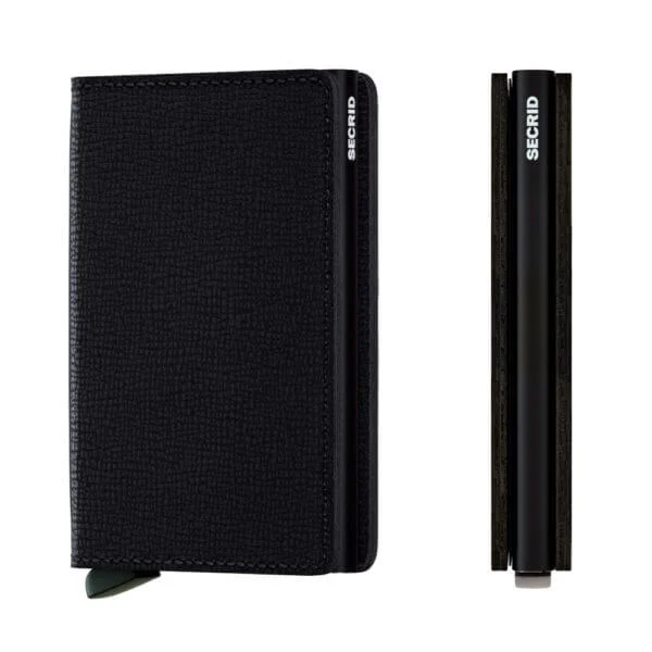 Secrid musta Slimwallet Black lompakko