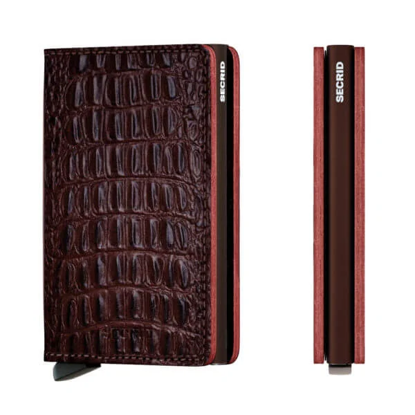 Secrid ruskea slimwallet Nile Brown lompakko