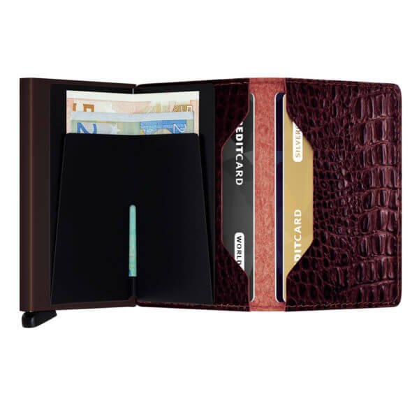 Secrid ruskea lompakko - Slimwallet Nile Brown-14481