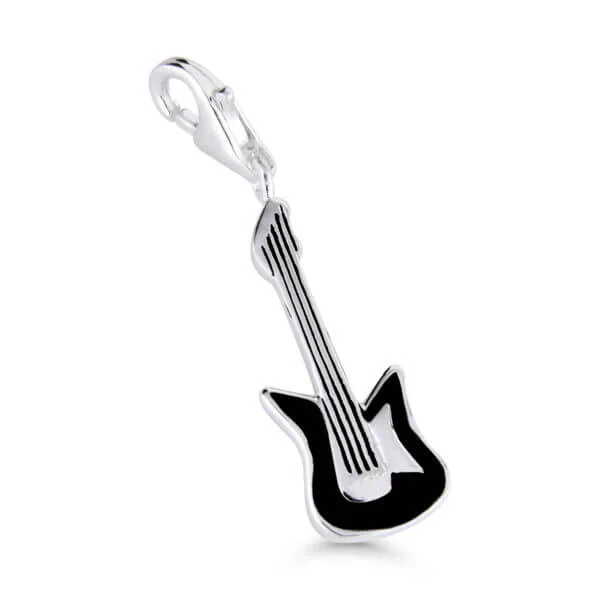 Hopea kitaramaskotti mustalla emalilla