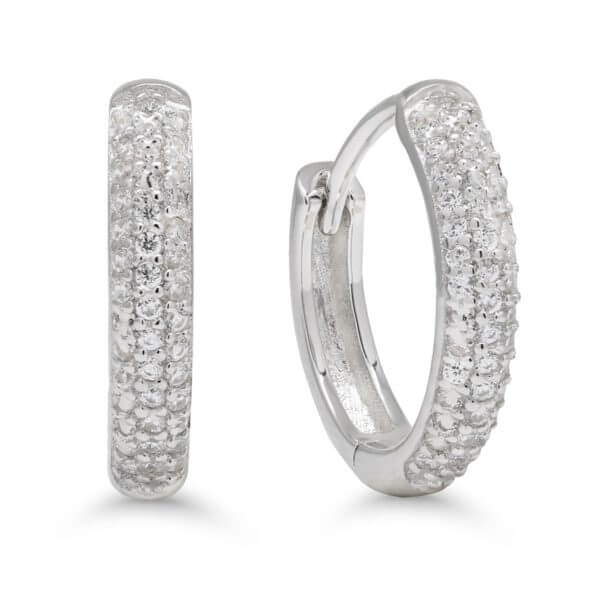 Hopeakorvarenkaat zirkoneilla E-1142Z