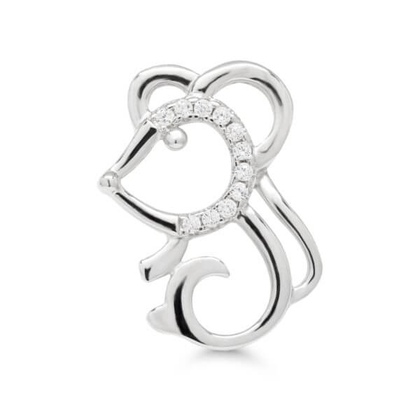 Hopeinen hiiririipus P-0904Z