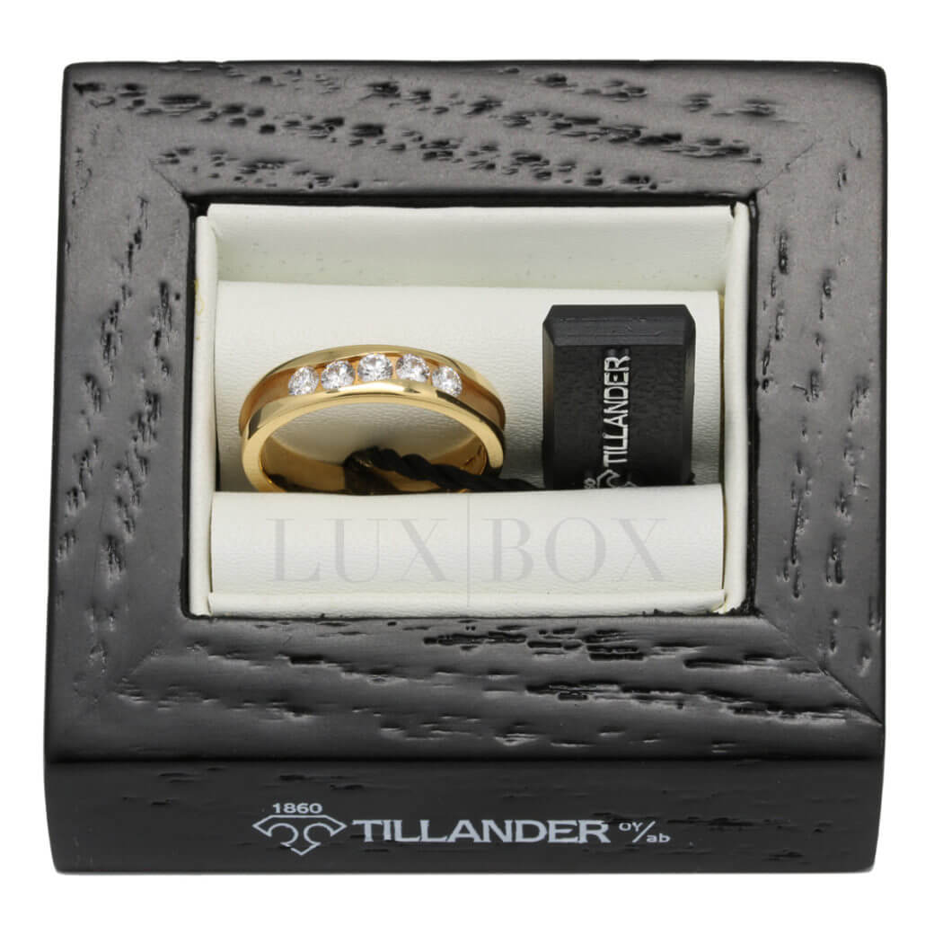 Tillander Black Label 553-timanttisormus keltakultaa 0.25 W/VS-221874