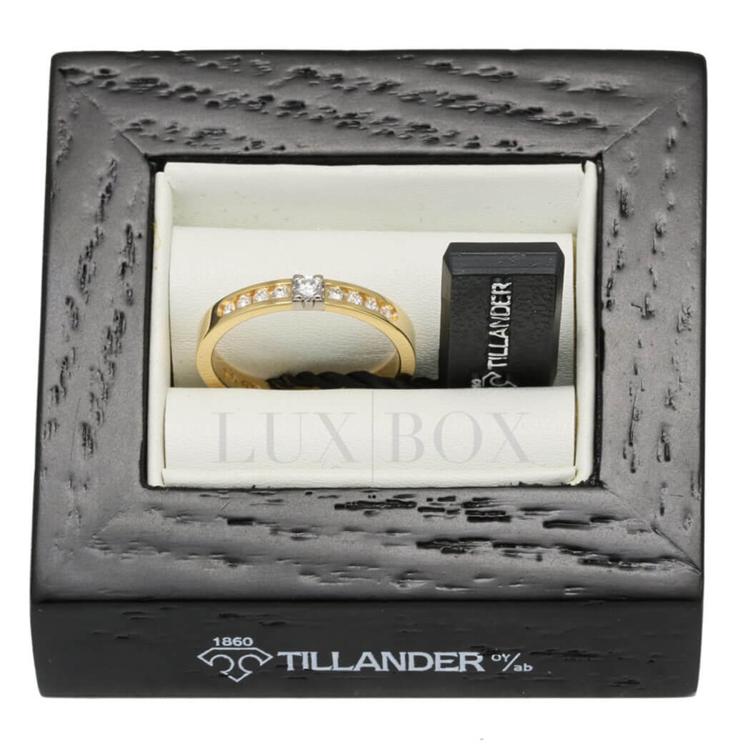 Tillander Black Label 612.7-timanttisormus keltakultaa 0.18 W/VS-221896
