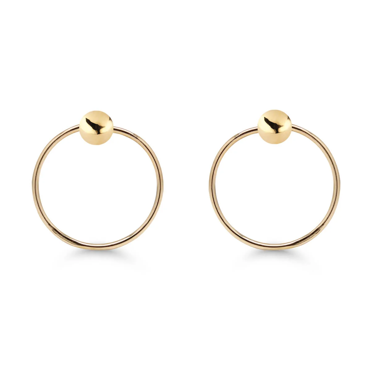 Kultakorvakorut hoitorengas palloilla-0