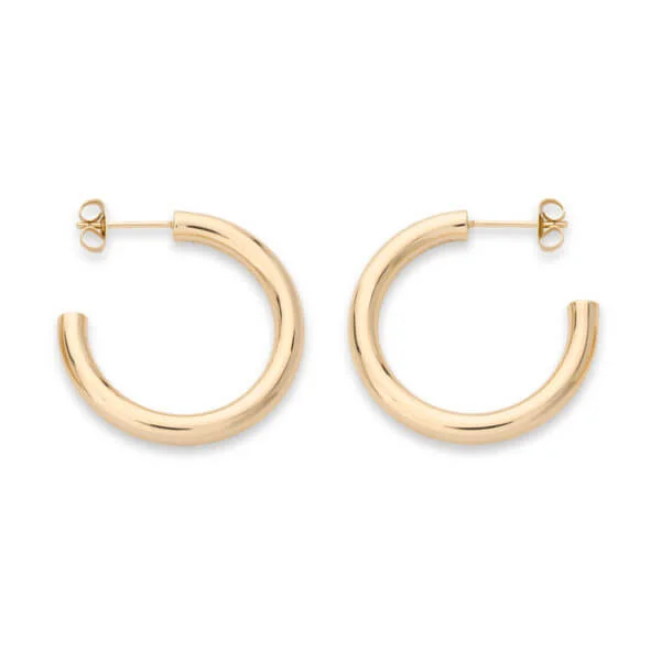 Rosefield - Classic hoop small gold - korvakorut kullattu-222118