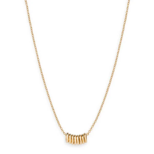 Rosefield Iggy Multi hoop necklace gold - kullattu kaulakoru