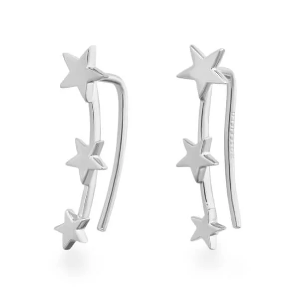 Rosefield Iggy Triple star stud gold - kullatut korvakorut
