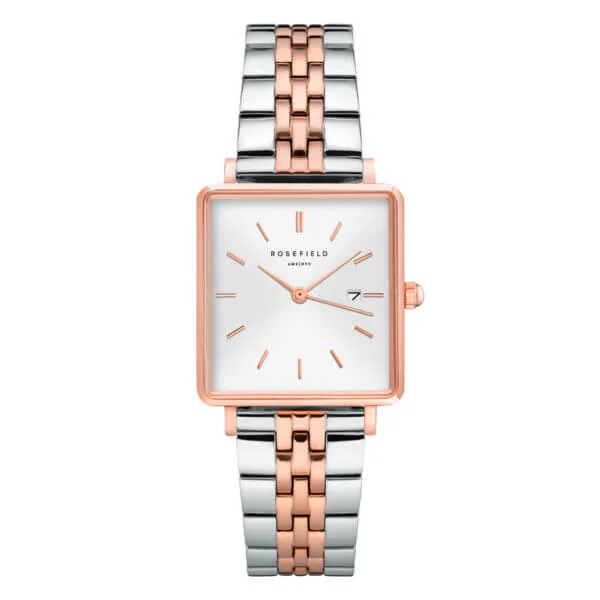 Rosefield Boxy kaksvärinen teräs punakulta QVSRD-Q014