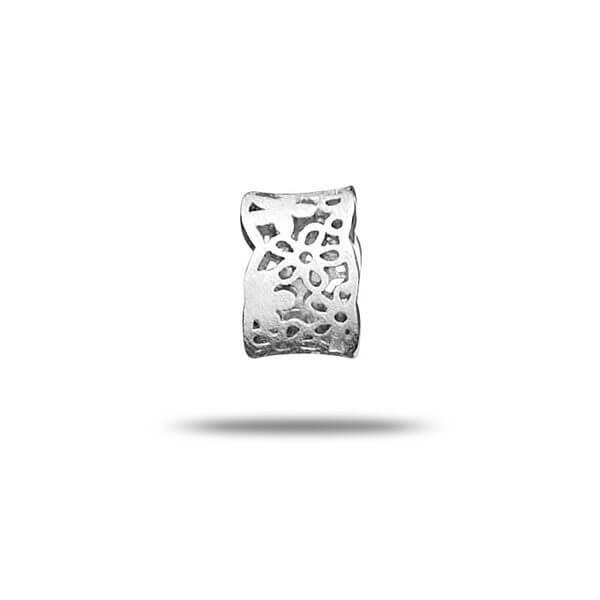 Story maskotti Button with flower-pattern-0