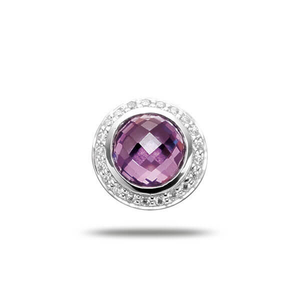 Story maskotti Synt. amethyst w/cz-0
