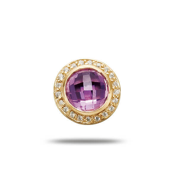 Story maskotti Synt. amethyst w/cz-0