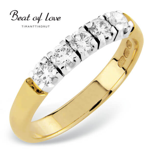 Beat of Love -timanttirivisormus 0.50ct-223487