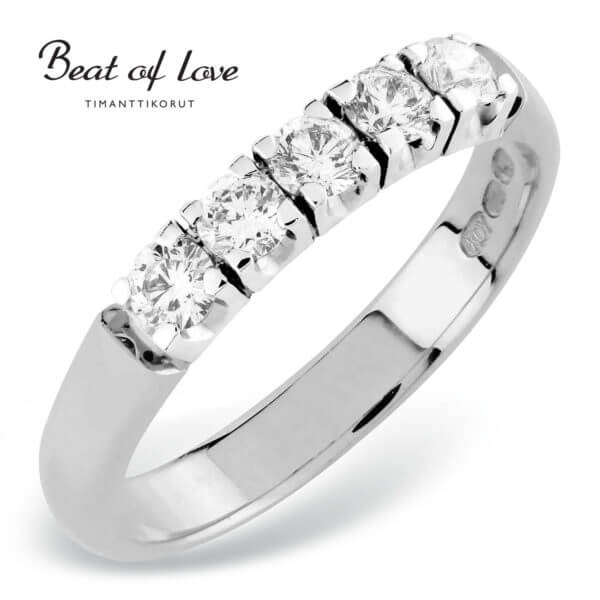 Beat of Love -timanttirivisormus 0.50ct-223488