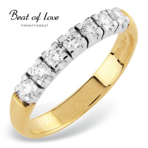 Beat of Love -timanttirivisormus 0.35ct-223491