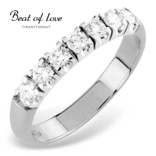 Beat of Love -timanttirivisormus 0.49ct-223494