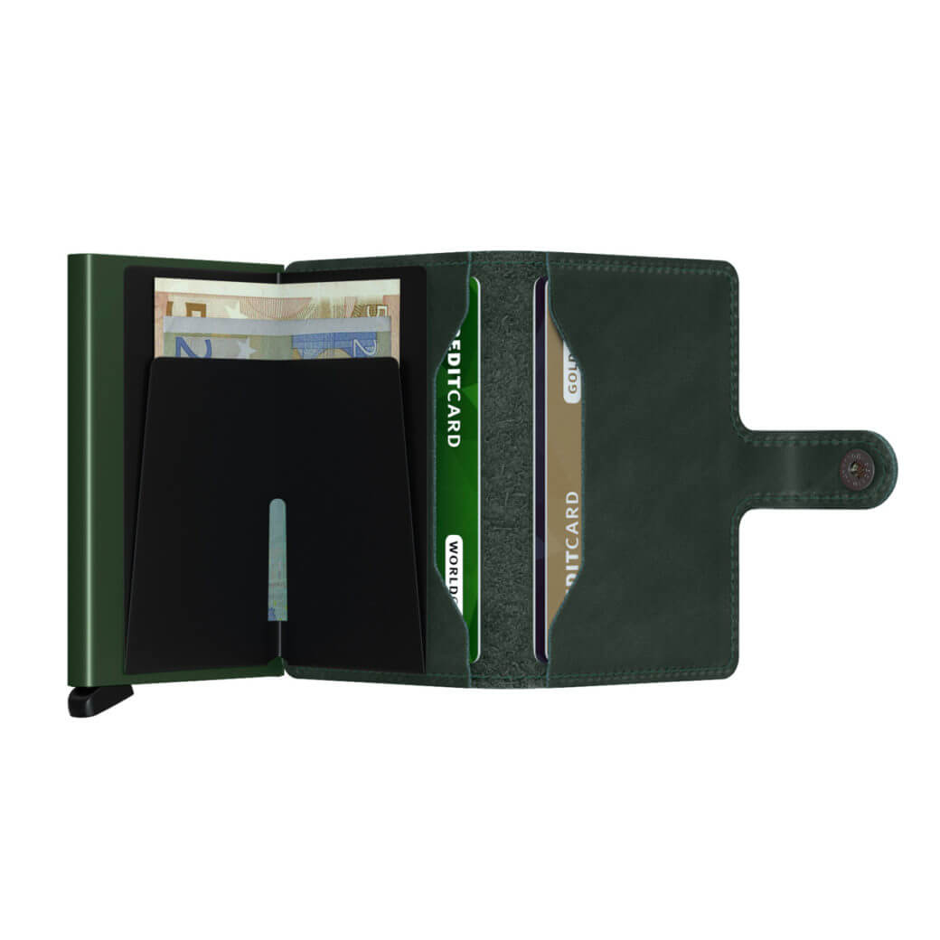 Secrid vihreä lompakko - Miniwallet Original Green-224207