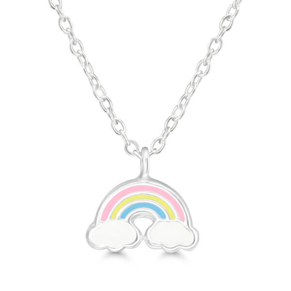 Sateenkaari riipus hopea