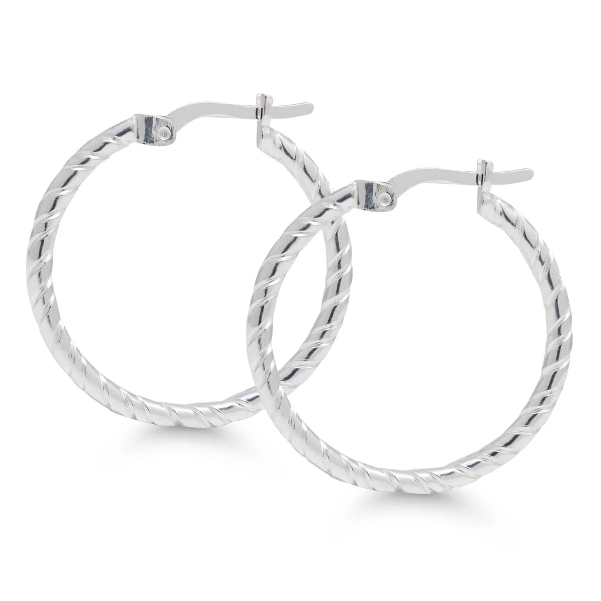 Solmu korvakorut hopeaa