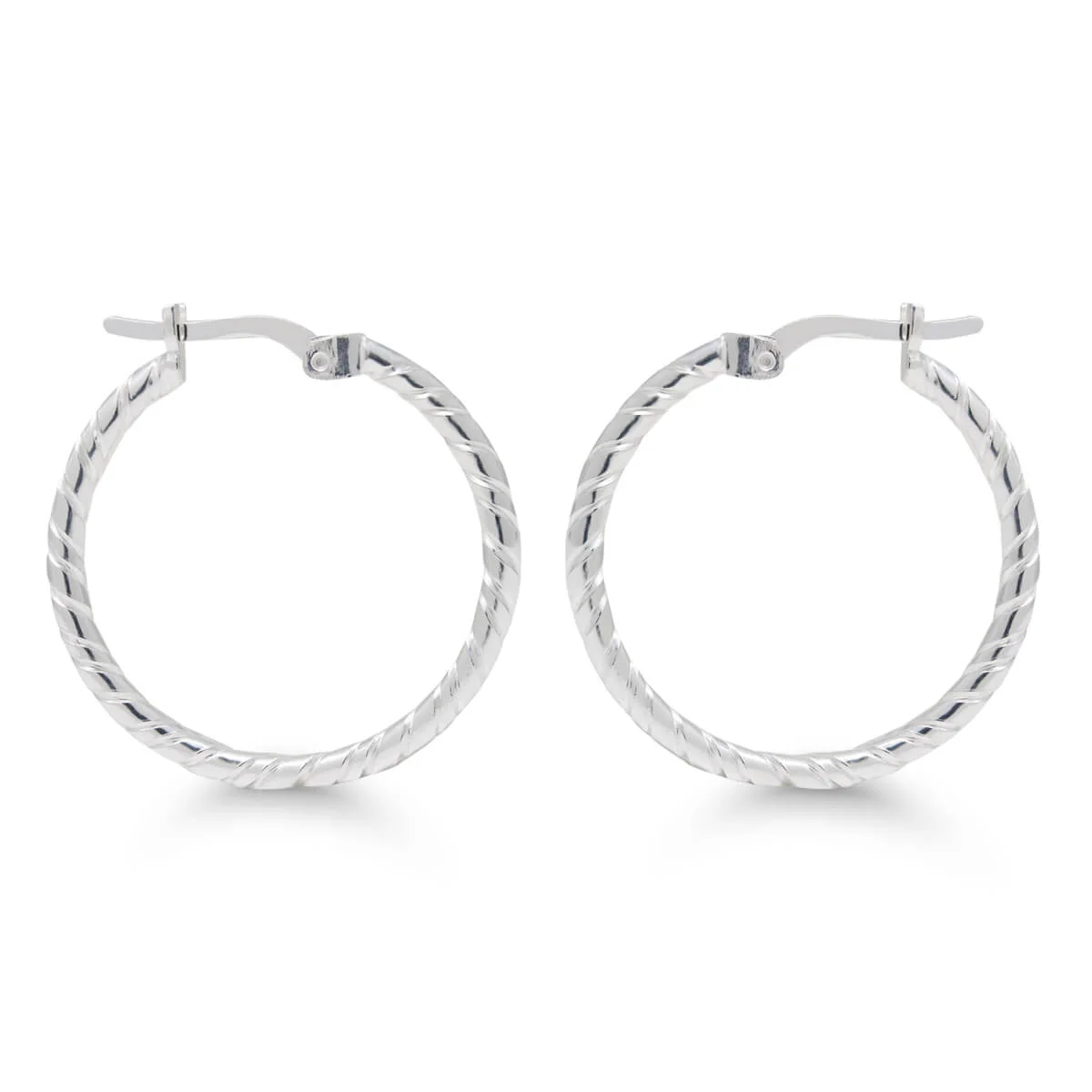 Hopeakorvakorut kuvioitu putkirengas 2mm x 25mm-225057