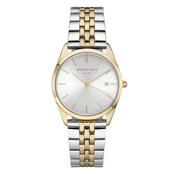 Rosefield The Ace kaksivärinen keltakulta/hopea naisten rannekello
