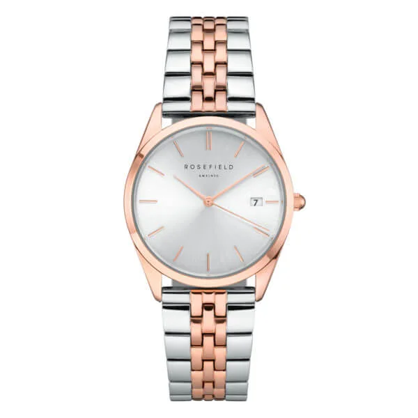 Rosefield The Ace kaksivärinen keltakulta/hopea naisten rannekello