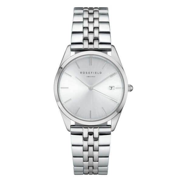 Rosefield The Ace naisten hopeanvärinen rannekello ACSS-A04