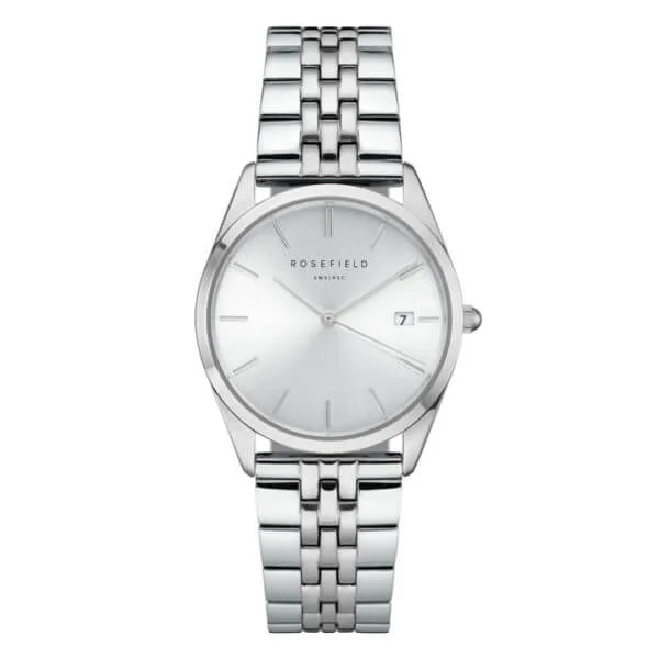 Rosefield The Ace naisten hopeanvärinen rannekello ACSS-A04