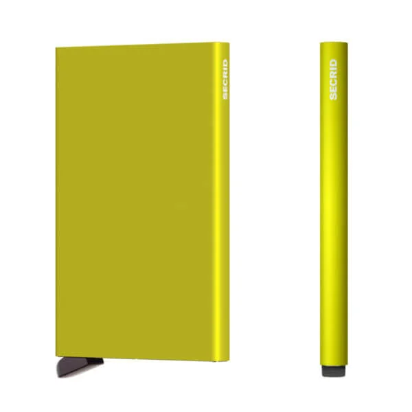Secrid limen keltainen korttikotelo Cardprotector Lime | Alennettu hinta