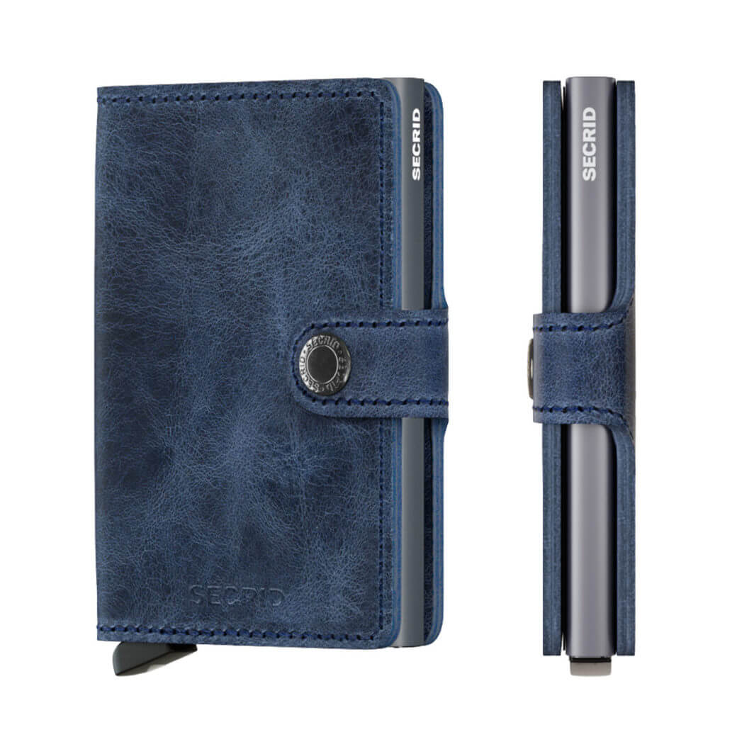 Secrid Miniwallet Vintage Blue sinine lompakko