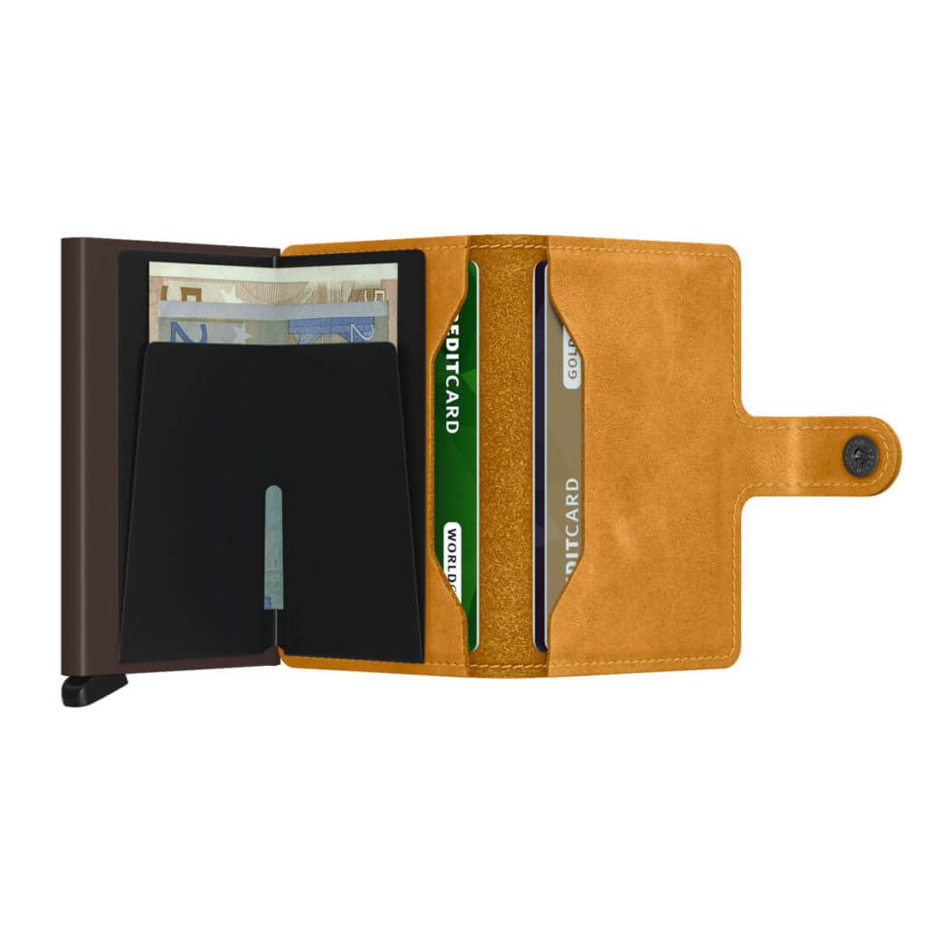 Secrid okran keltainen lompakko - Miniwallet Vintage Ochre-225727